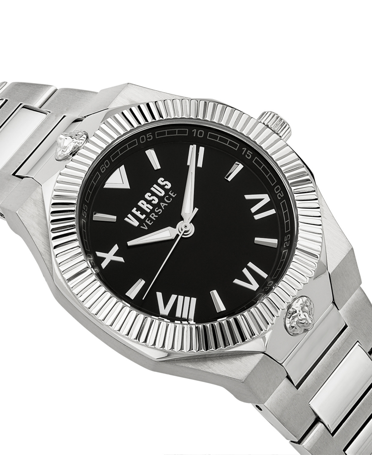 Versus Versace Women's Three-Hand Quartz Echo ParkTone Stainless Steel Bracelet 36mm - Silver