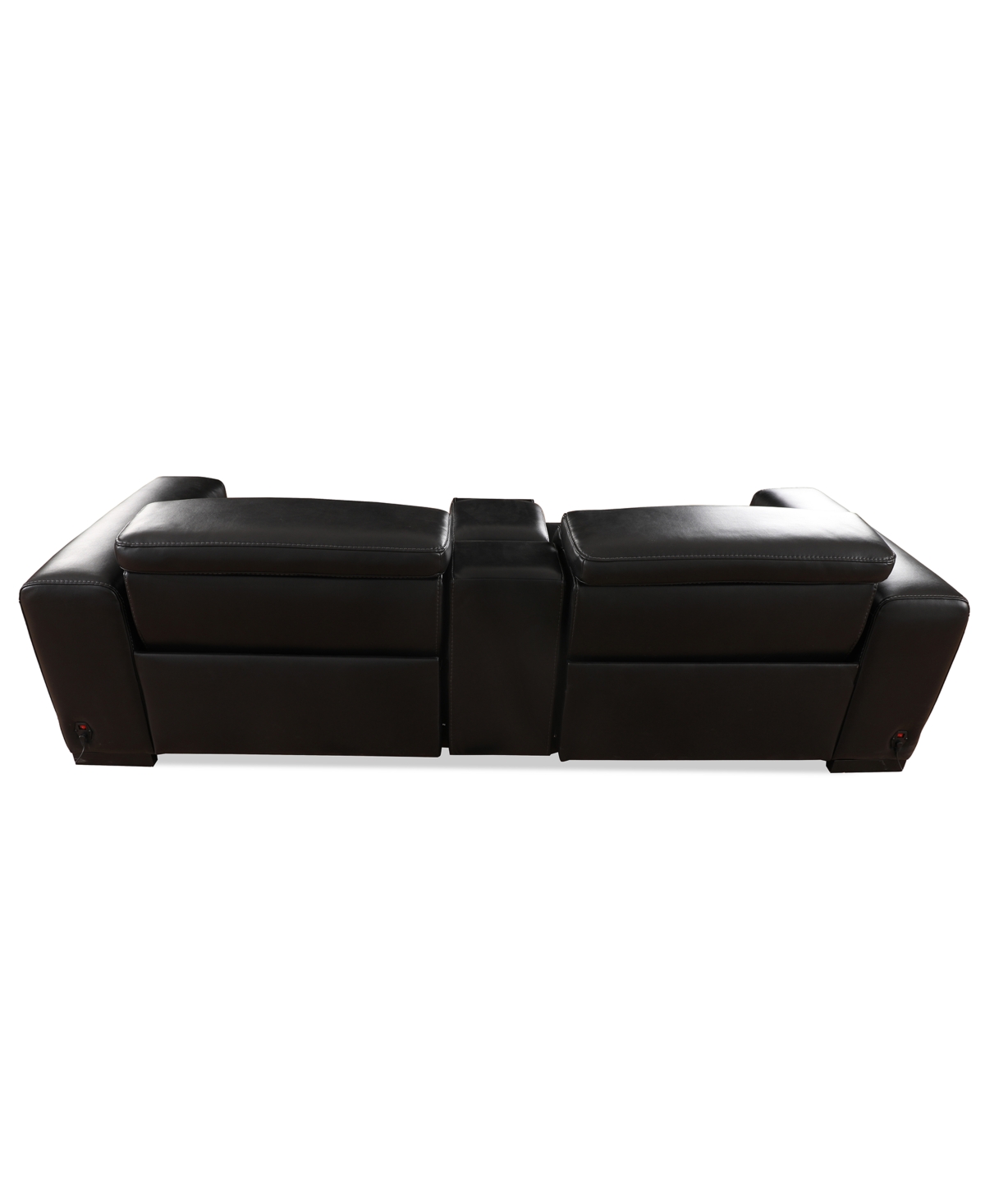 Krofton 3-Pc. Beyond Leather Fabric Sofa with 2 Power Motion Recliners and 1 Console, Created for Macy's