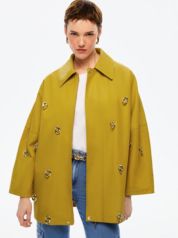 Macys yellow coat clearance