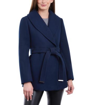 Blue Belted Coat 2024