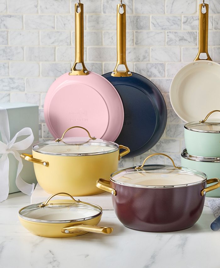 GreenPan Padova Healthy Ceramic Nonstick Cookware Set, 10 Piece - Macy's