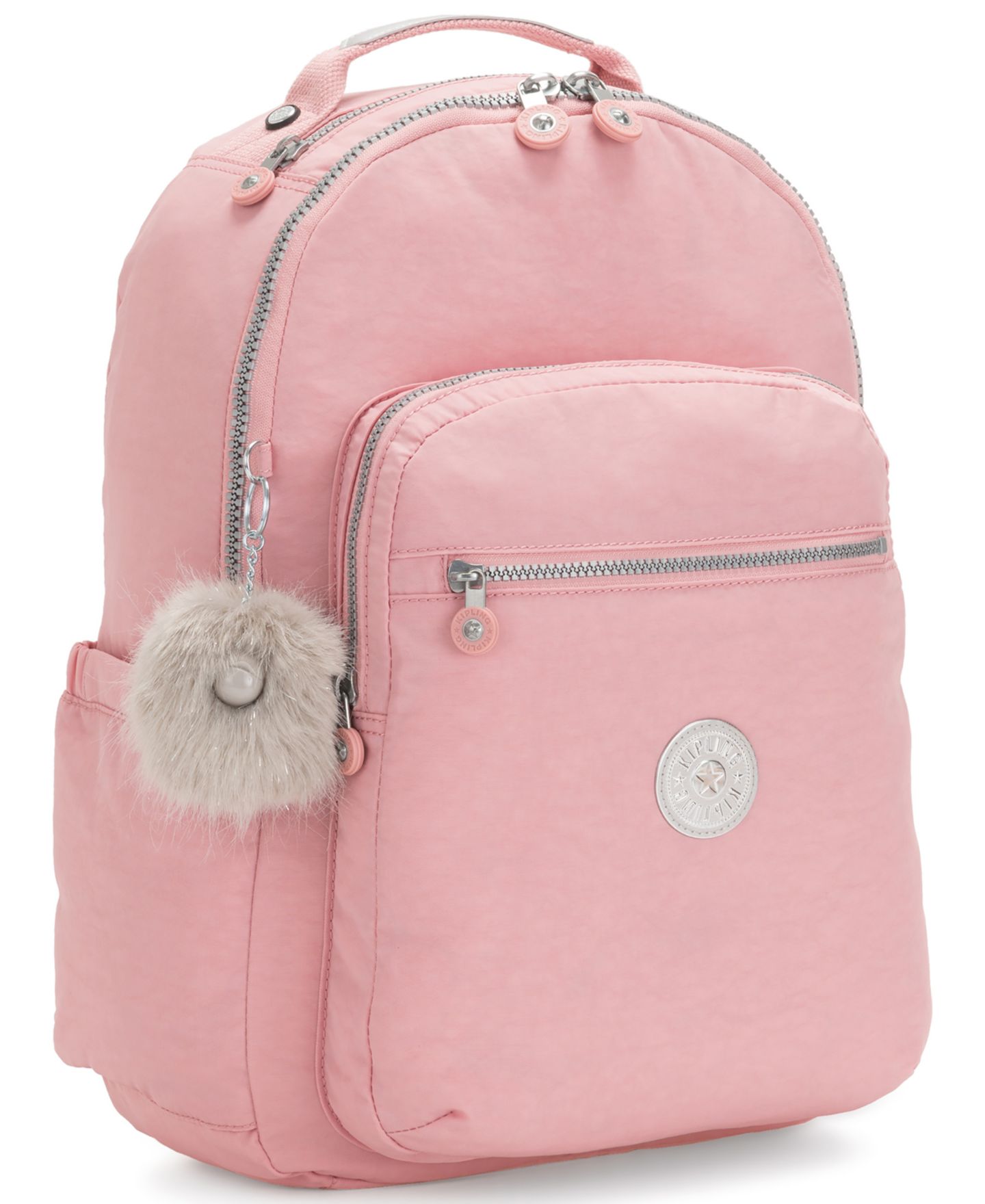 Рюкзак Kipling Seoul Medium 15" Laptop, цвет: Розовый — фото 4