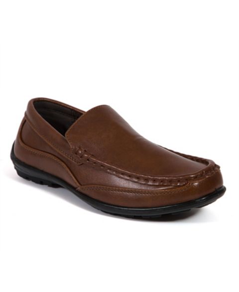 Туфли DEER STAGS Booster Driving Moc Slip-On Loafers для мальчиков, цвет: Коричневый