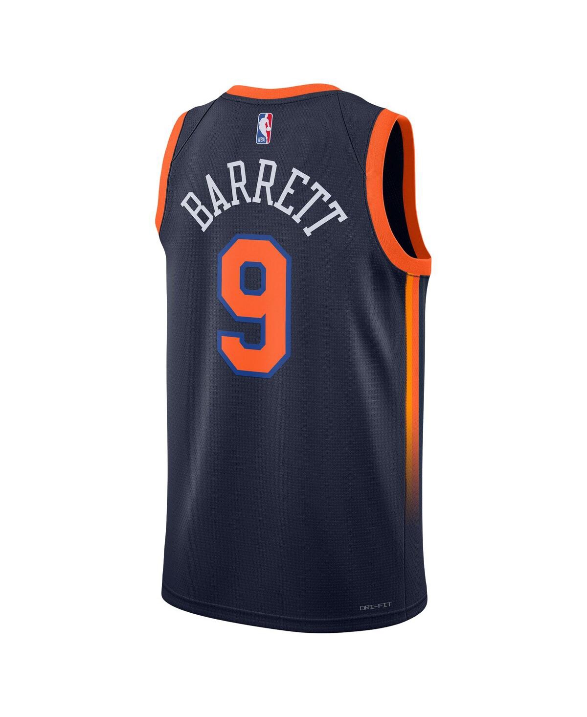 Men's Jordan Rj BarrettNew York Knicks Swingman Jersey - Statement Edition - Navy