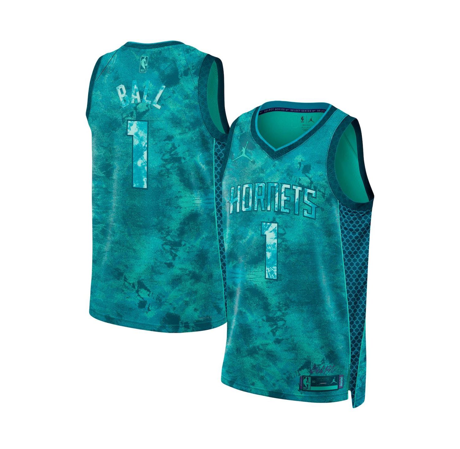 Men's and Women's LaMelo Ball Mint Charlotte Hornets Select Series Swingman Jersey