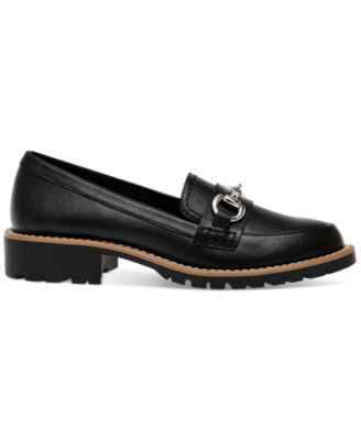 Women's Celeste Tailored Hardware Chain Lug Sole Loafers