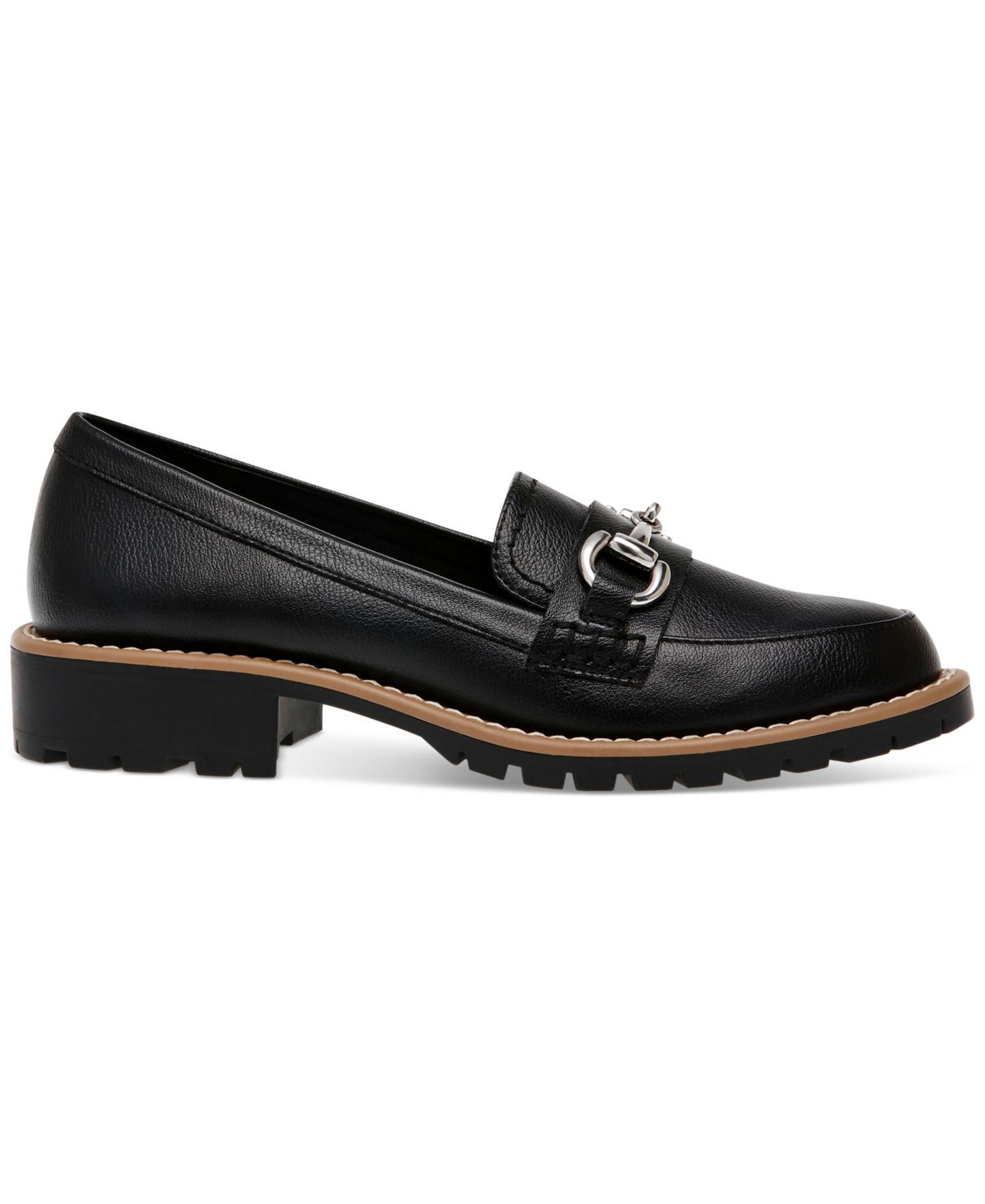 Женские туфли DV Dolce Vita Celeste Tailored Hardware Chain Lug Sole, цвет: Чёрный — фото 2