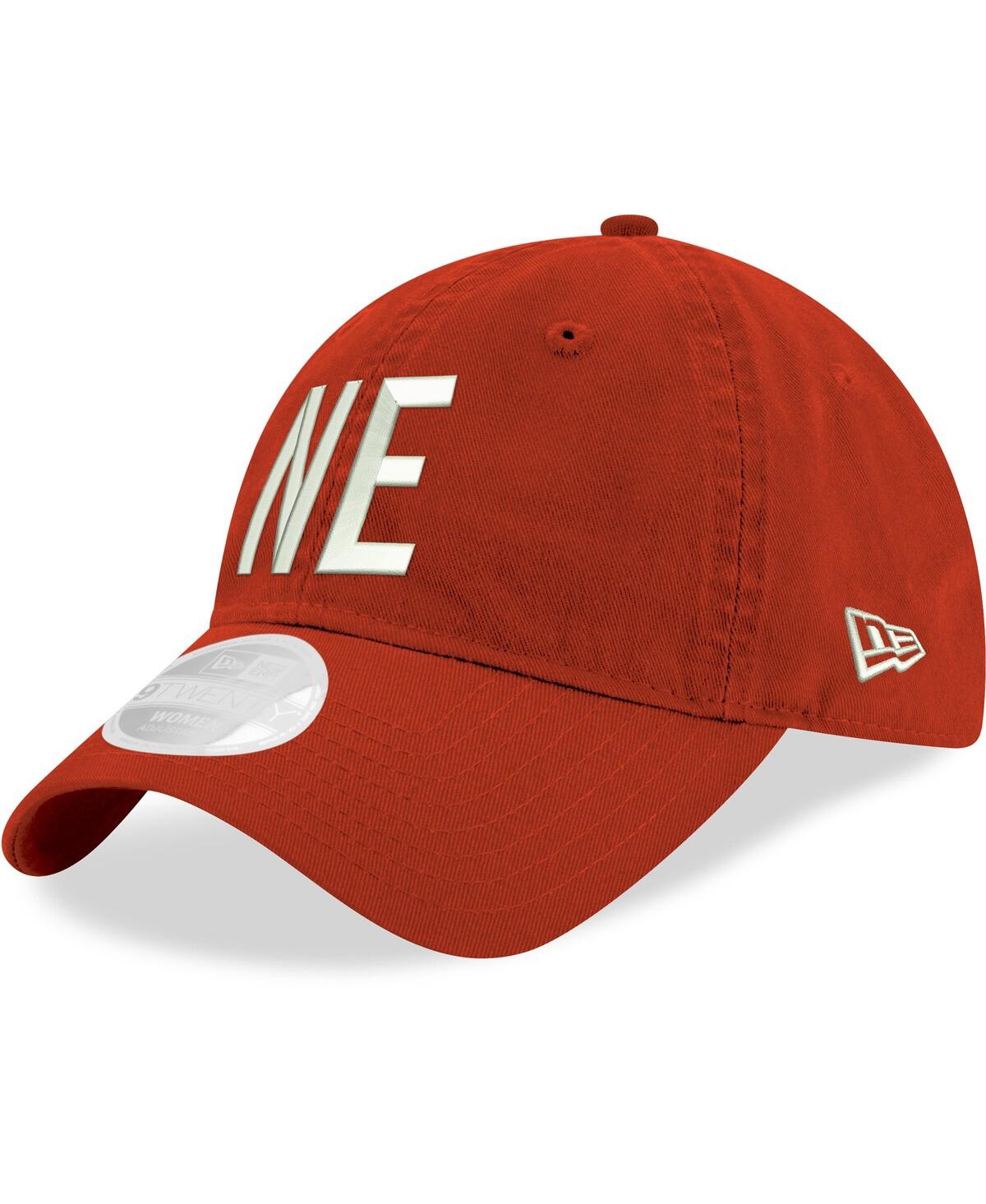 Shop New Era Women's  Red New England Patriots Hometown 9twenty Adjustable Hat