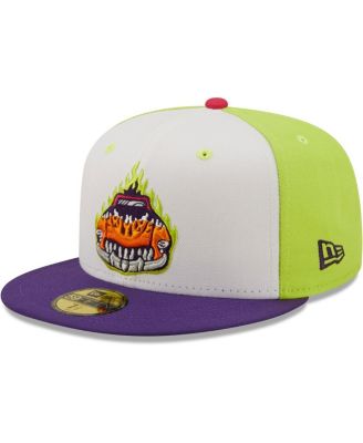 Men's Bólidos de Bowling Green New Era White/Purple Copa de la Diversion  59FIFTY Fitted Hat