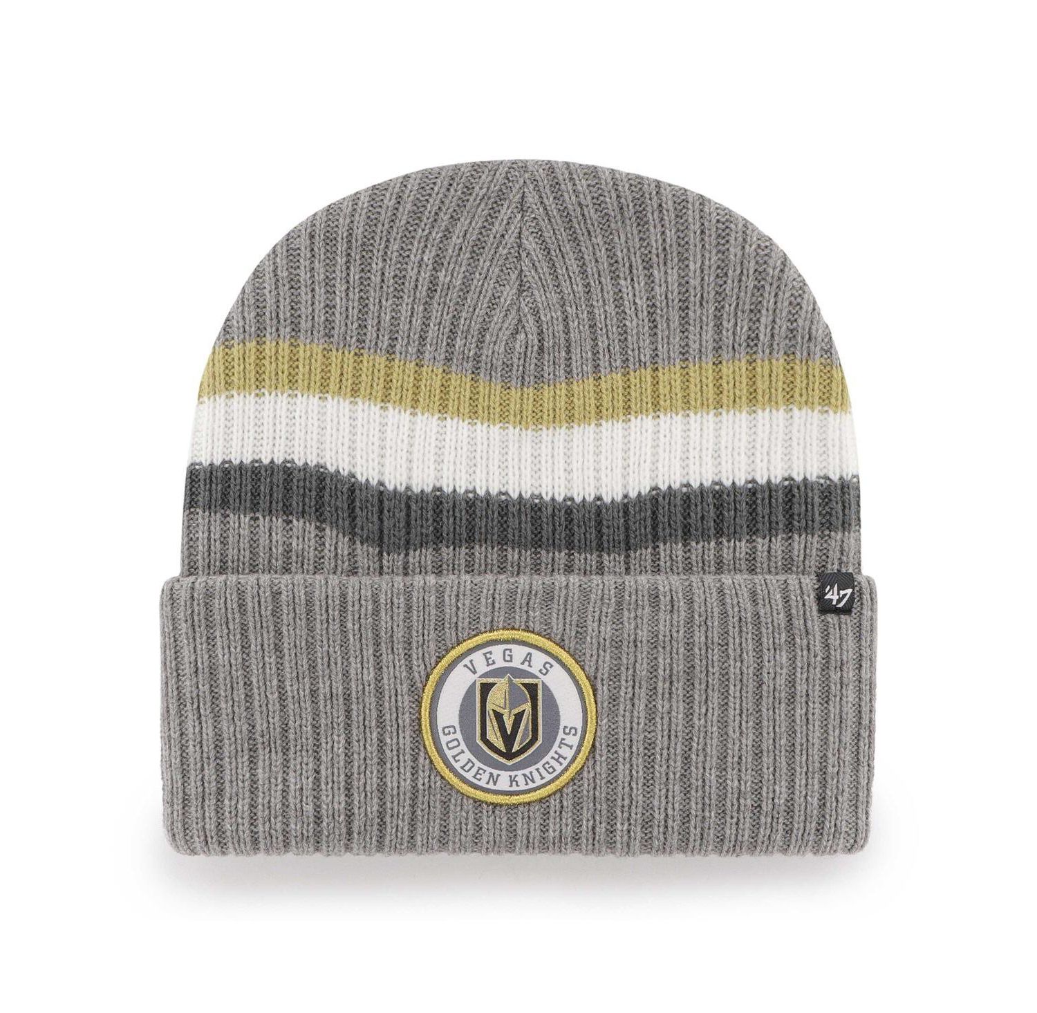 Men's Charcoal Vegas Golden Knights Highline Cuffed Knit Hat
