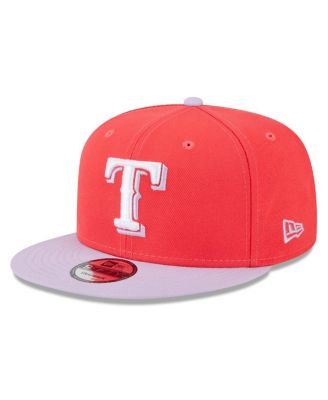 Men's New Era Red and Purple Texas Rangers Spring Basic Two-Tone 9FIFTY ...