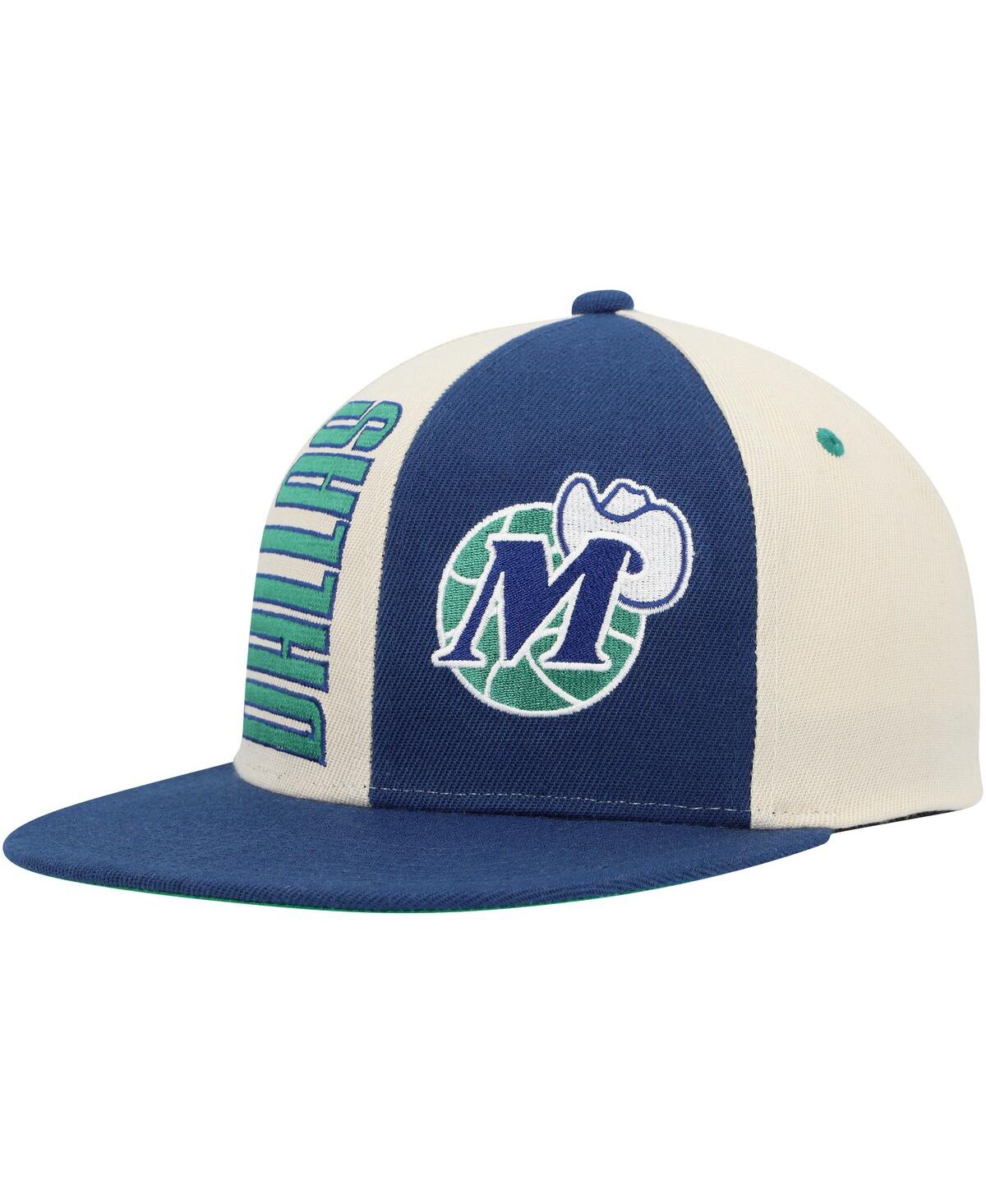Mitchell & Ness Men's  Cream Dallas Mavericks Hardwood Classics Pop Snapback Hat In Cream