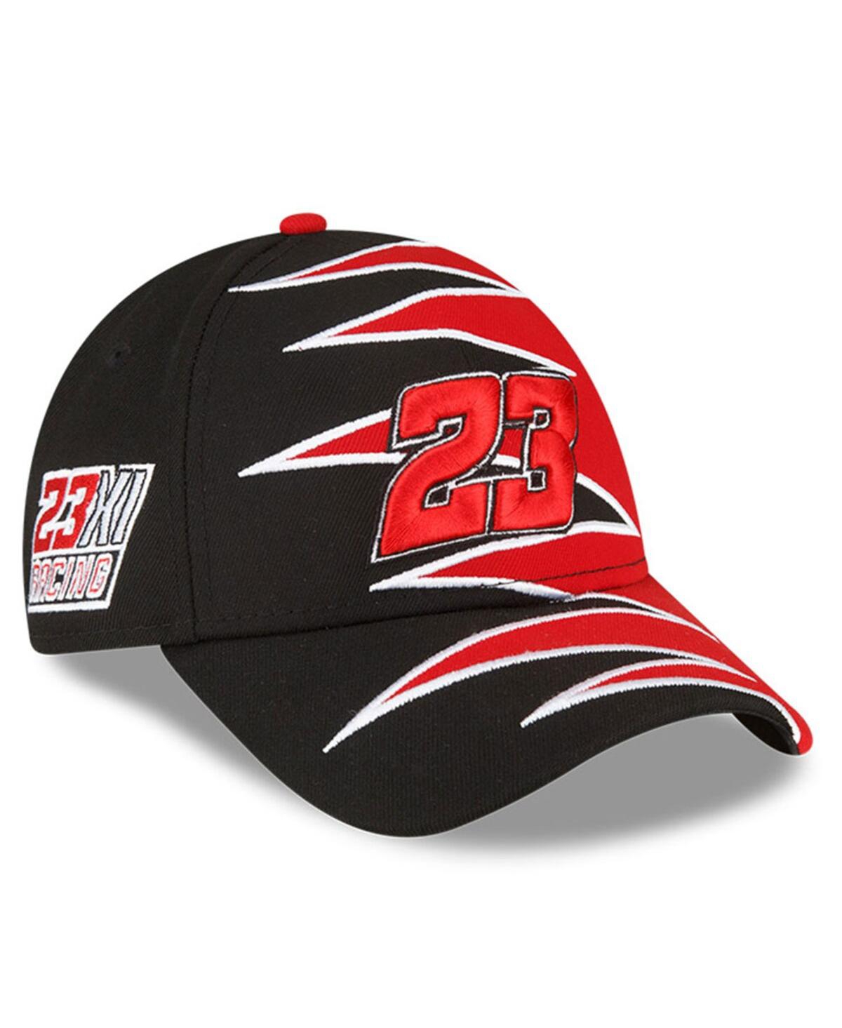 Men's New Era Black Bubba Wallace 9FORTY Zig Zag Snapback Adjustable Hat - Black