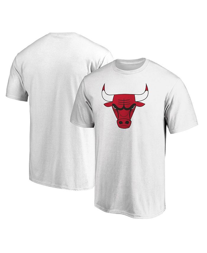 Fanatics Men's White Chicago Bulls Primary Mascot Logo T-shirt - Macy's