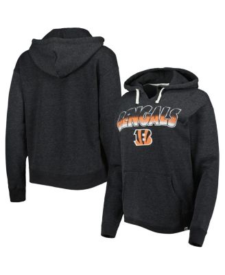 Women's Black Cincinnati Bengals Color Rise Kennedy Pullover Hoodie