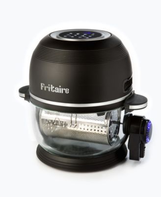 Self Cleaning Glass Bowl Air Fryer Set, 4 Piece