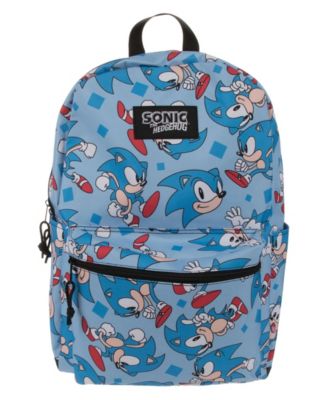 Sonic The Hedgehog School Travel Backpack 2 Piece Set With