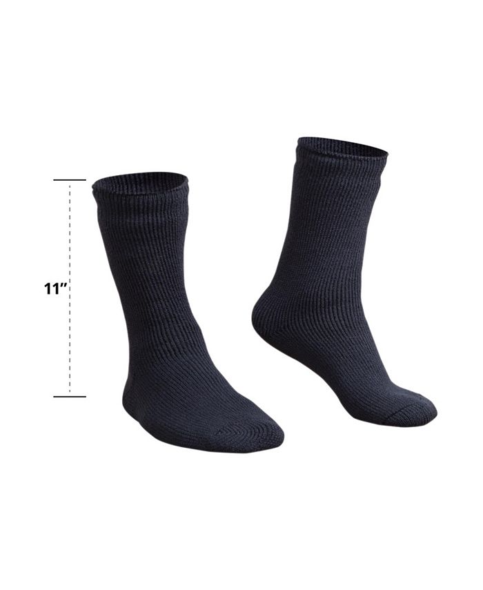 RefrigiWear Men's Brushed Thermal Moisture Wicking 11-Inch Sock - Macy's