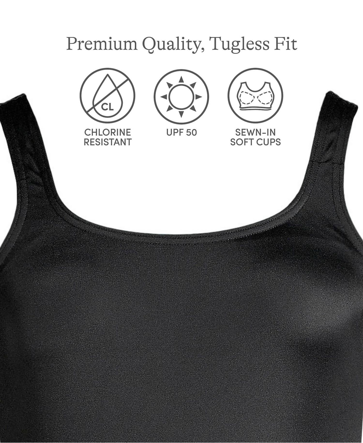 Women's DDD-Cup Tugless Low Leg One Piece Swimsuit