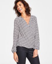 Black And White Top - Macy's