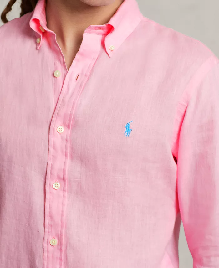 Men's Classic-Fit Linen Shirt - thumbnail 3