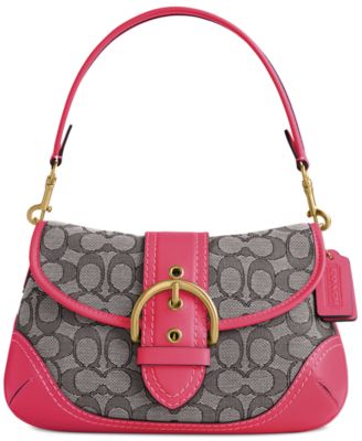 Coach popular jacquard shoulder bags