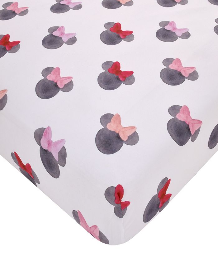 Red minnie mouse crib bedding sales
