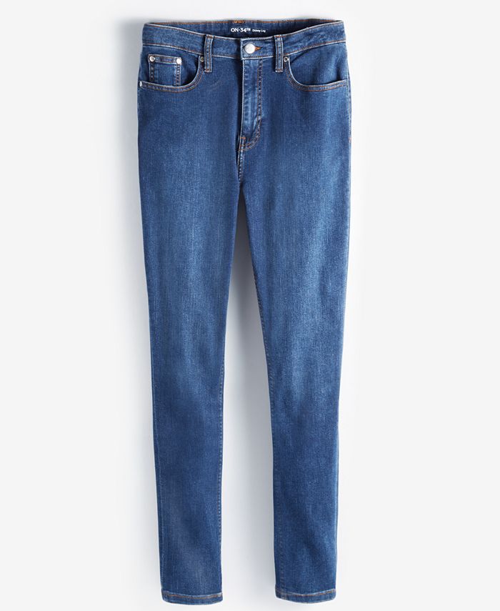 On 34th Women's High Rise Skinny Jeans, Regular and Short Lengths ...