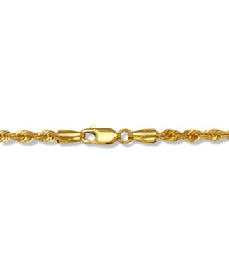 Sparkle Rope 20" Chain Necklace (3mm) in 14k Gold