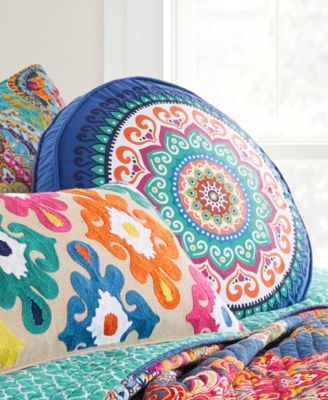 Fantasia Boho Printed Decorative Pillow, 18" Round