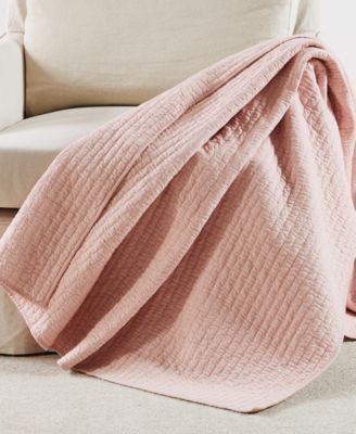 Cross Stitch Reversible Quilted Throw, 50" x 60"