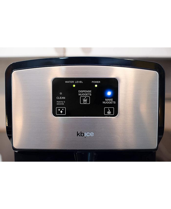 KBice Self Dispensing Countertop Nugget Ice Maker, Crunchy Pebble Ice