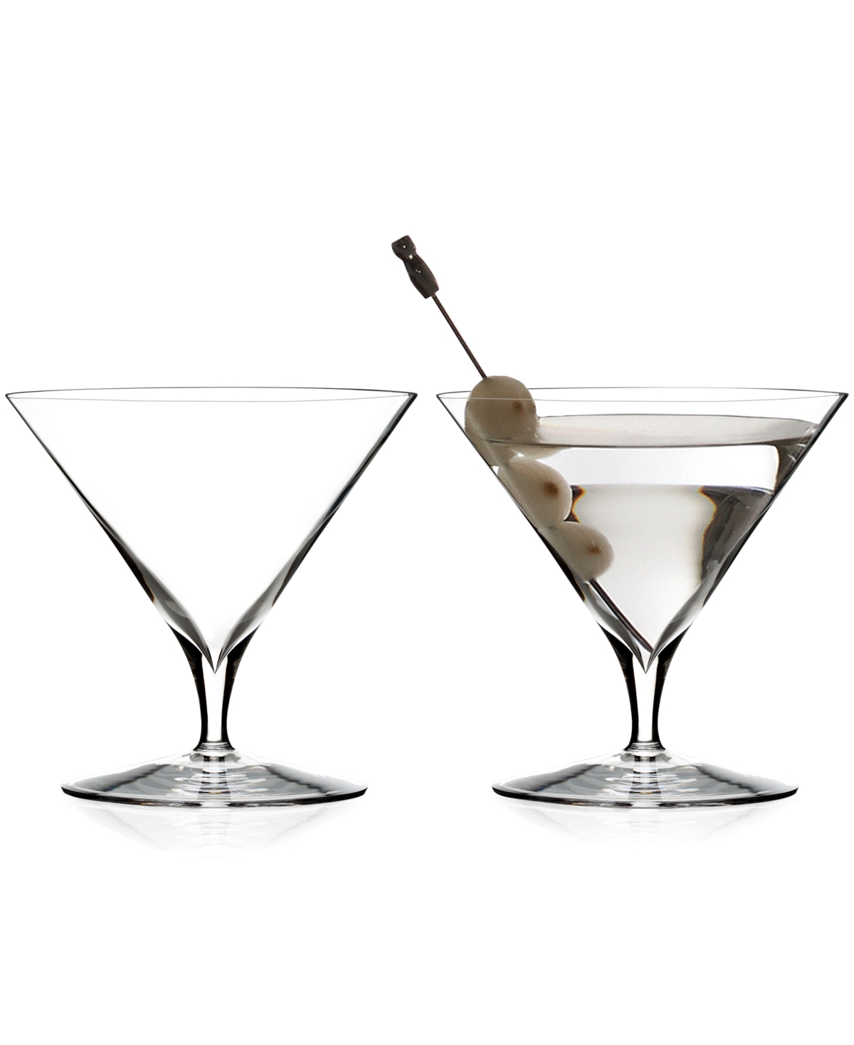 Waterford Elegance Martini Glass Pair In No Color