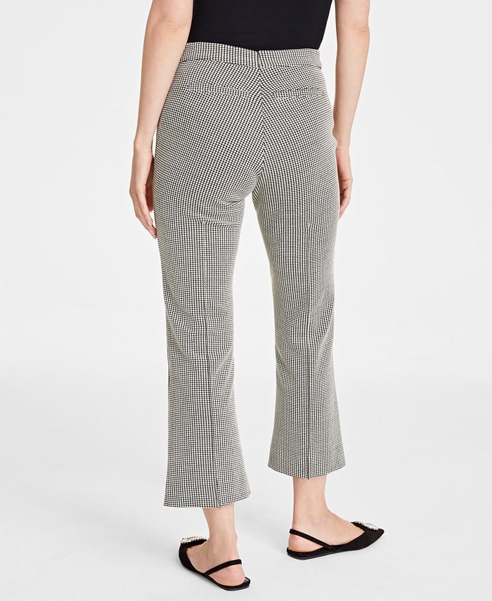 On 34th Women's Ponte Kick-Flare Ankle Pants, Regular and Short Lengths ...