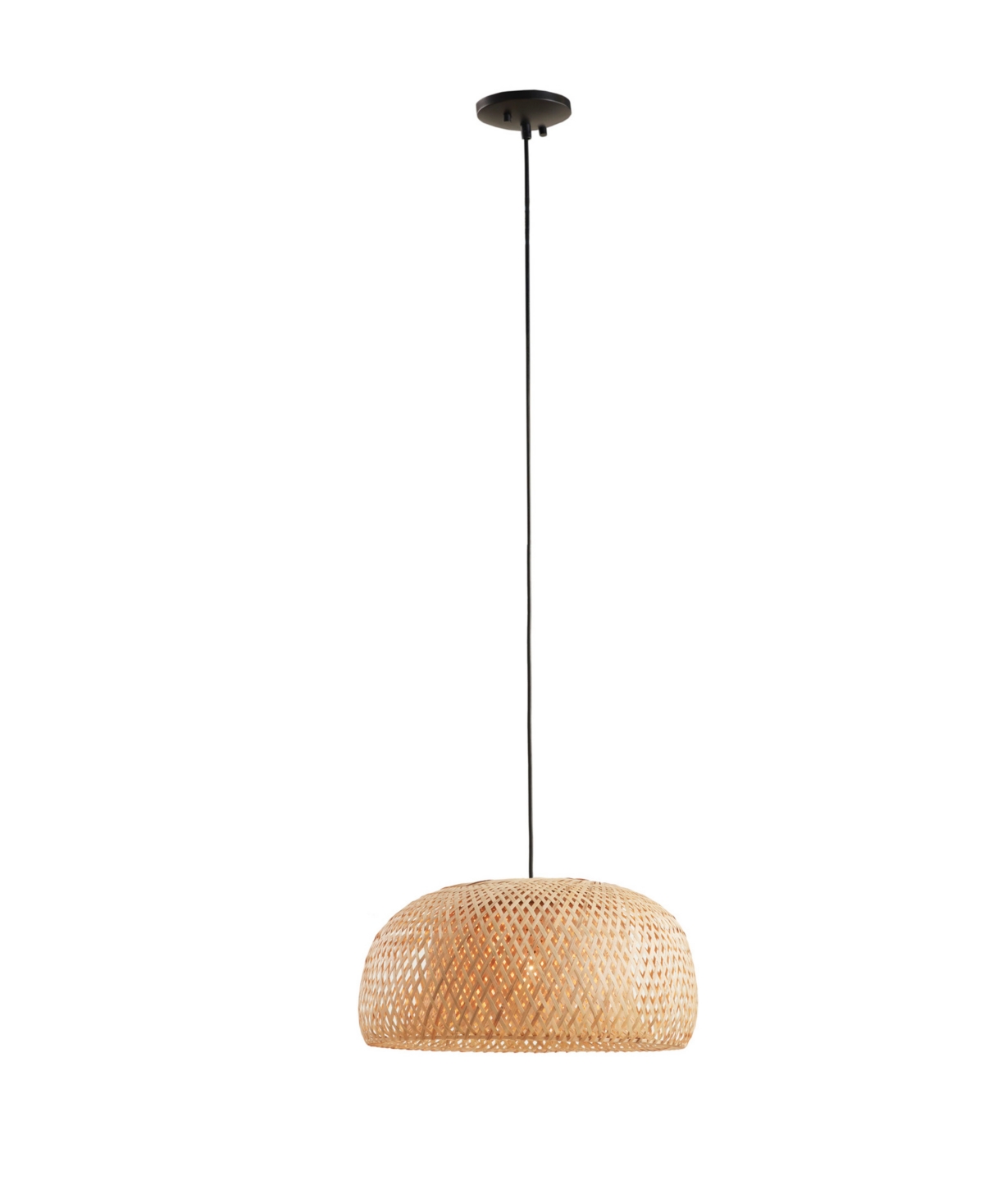 Ink+ivy Astrid Bowl Shaped Pendant Lamp In Natural