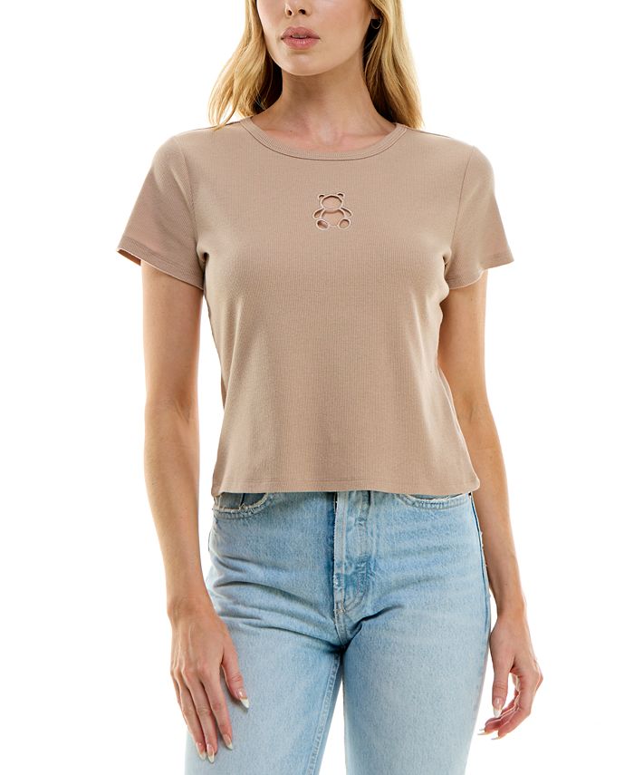 7 for All Mankind Women's Short Sleeve Blouse