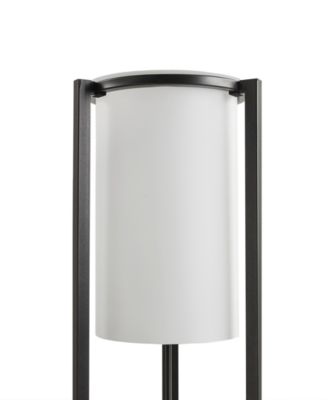 Charlton Glass Cylinder Shade Metal Floor Lamp