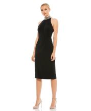 Black dress with halter neck 2025