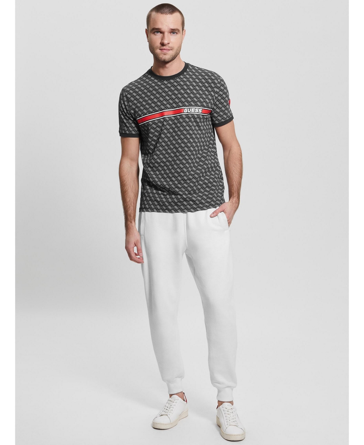 Guess Men's Eco Jamey Logo T-shirt