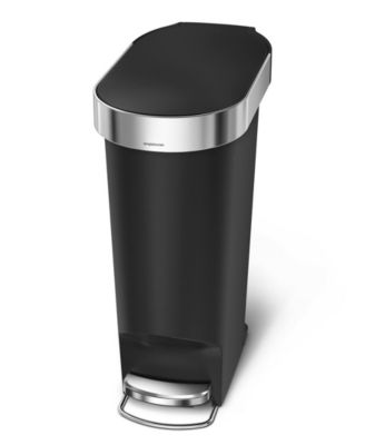 40 Liter Plastic Slim Liner Rim Kitchen Trash Can