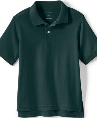 Boys Short Sleeve Interlock Polo Shirt