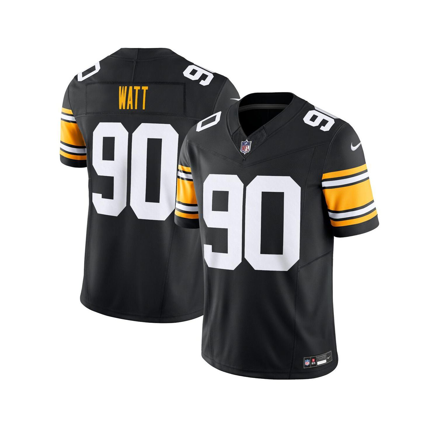 Men's T.J. Watt Black Pittsburgh Steelers Vapor F.U.S.E. Limited Jersey