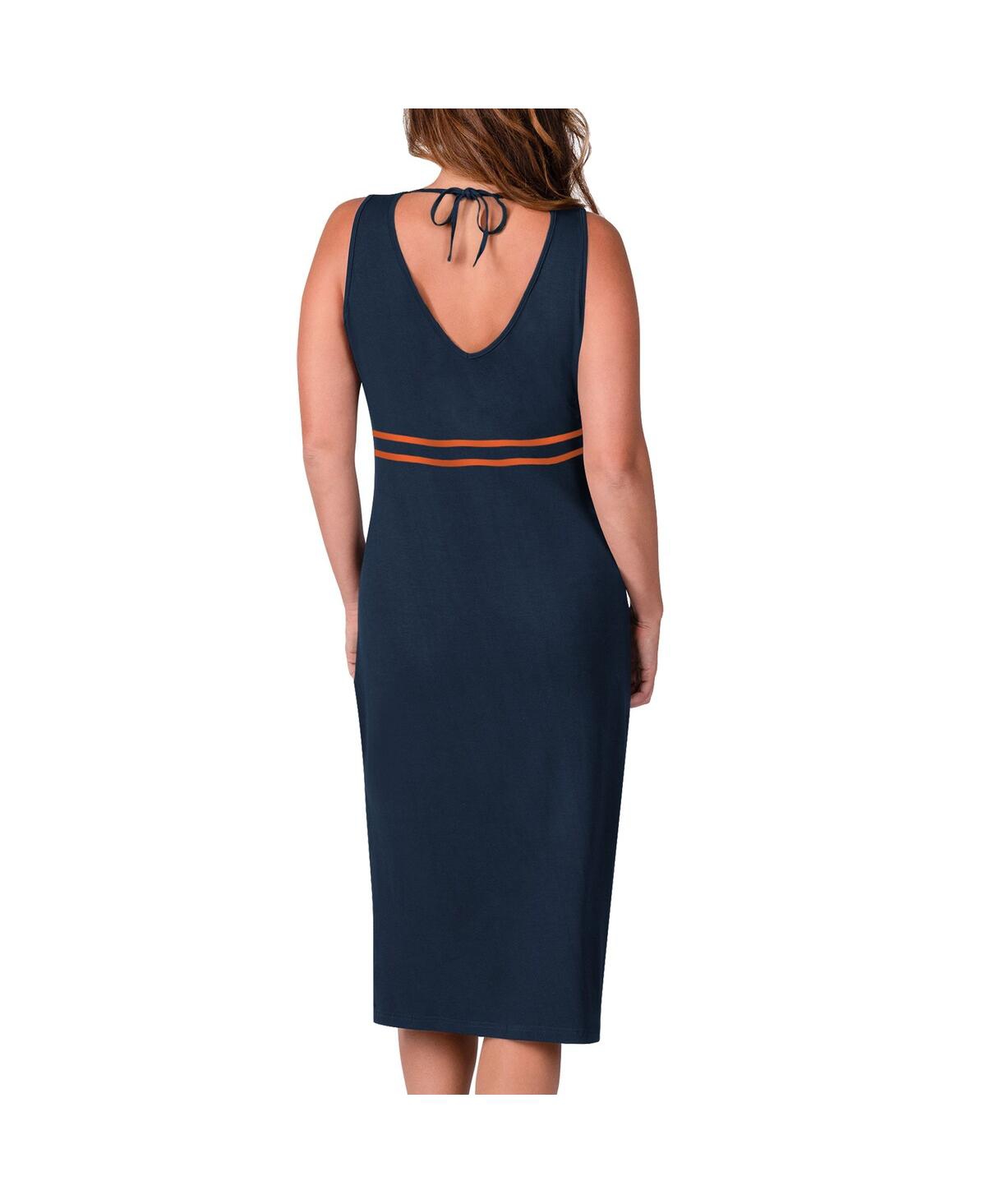 Shop G-iii 4her By Carl Banks Women's  Navy Auburn Tigers Training V-neck Maxi Dress