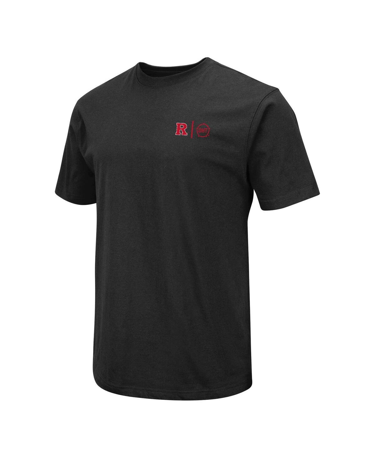 Shop Colosseum Men's  Black Rutgers Scarlet Knights Oht Military-inspired Appreciation T-shirt
