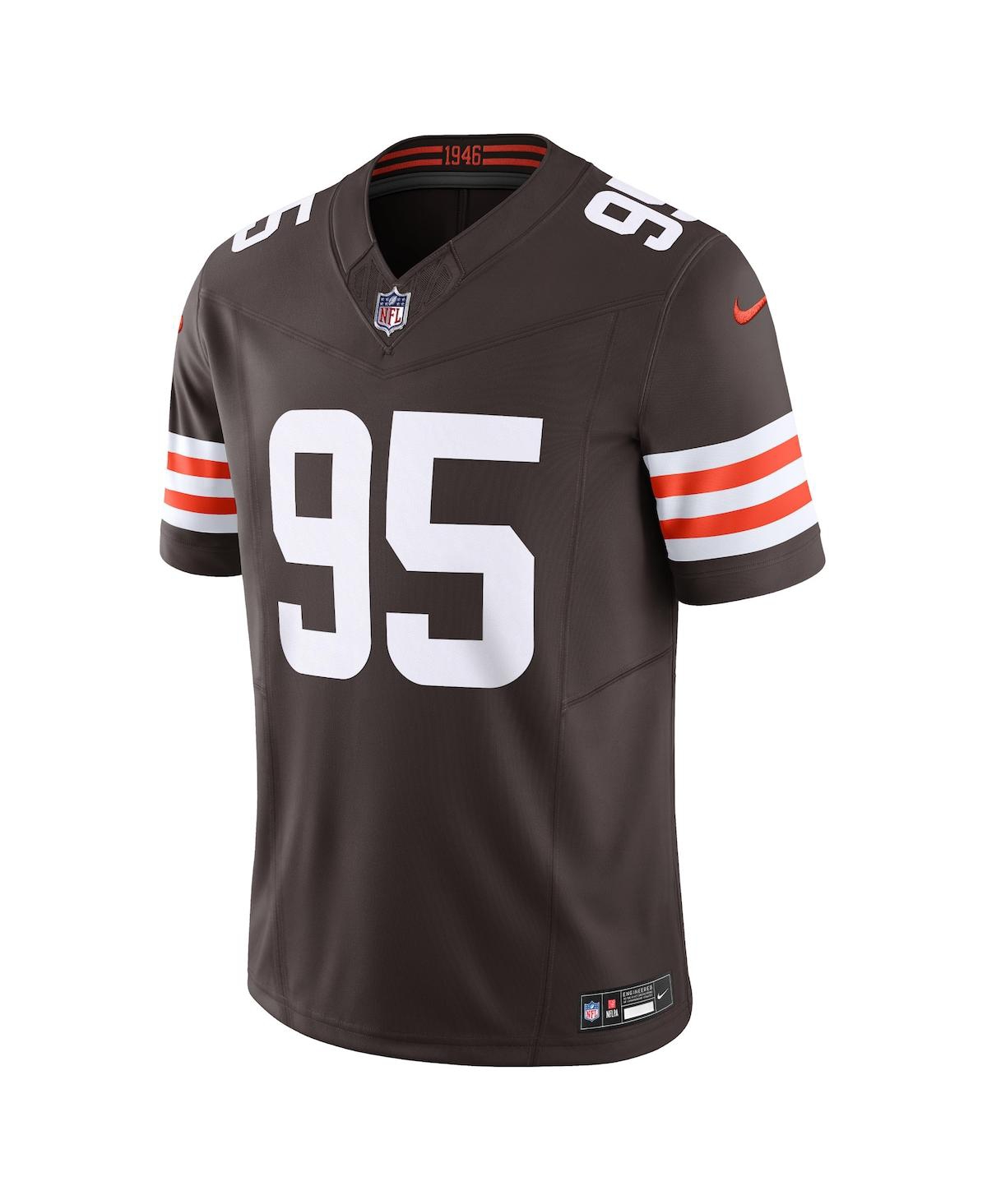 Men's Nike Myles GarrettCleveland Browns Vapor F.u.s.e. Limited Jersey - Brown