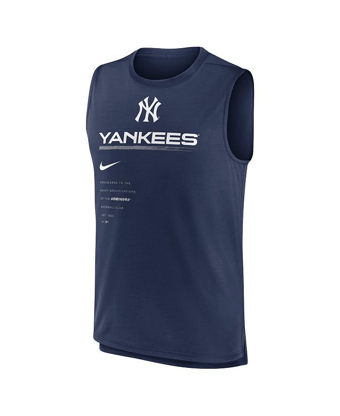 Nike Men's Navy New York Yankees Exceed Performance Tank Top Macy's