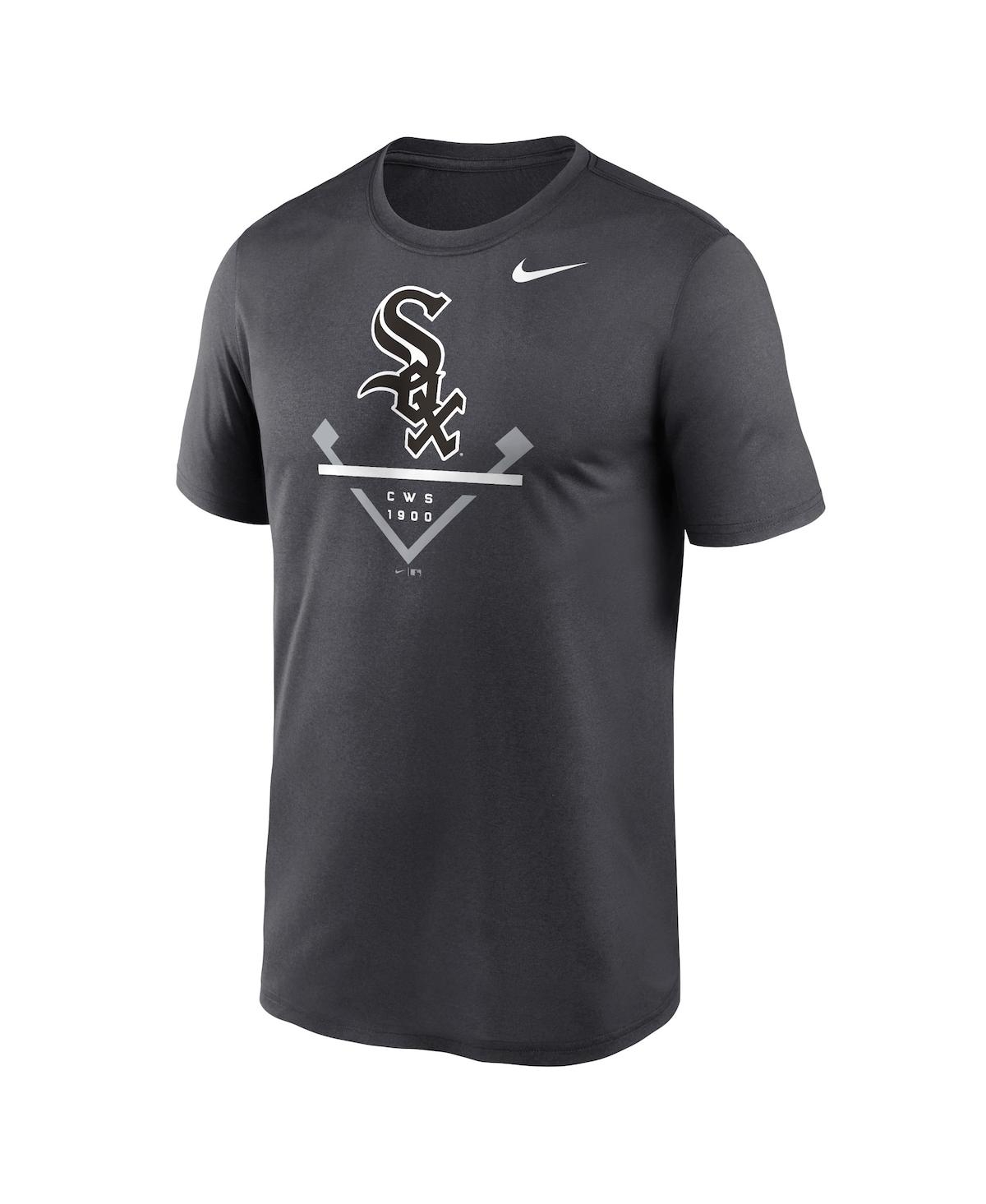 Nike Men's  Anthracite Chicago White Sox Big And Tall Icon Legend Performance T-shirt In Anthracite