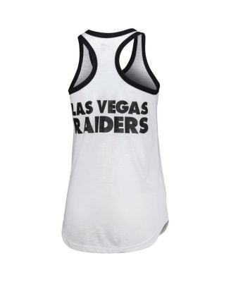 Women's White Las Vegas Raiders Tater Tank Top