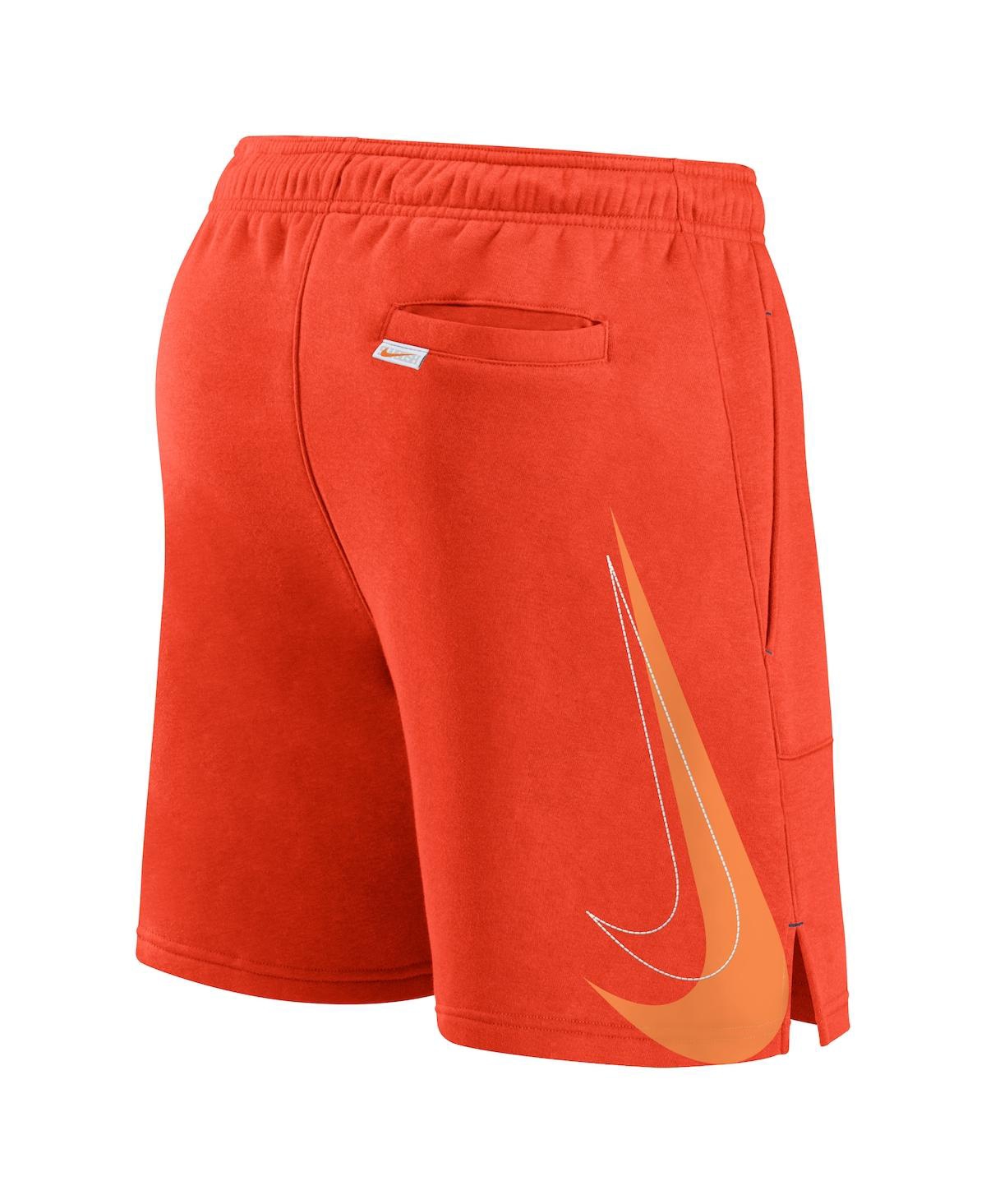Shop Nike Men's  Orange Detroit Tigers Statement Ball Game Shorts