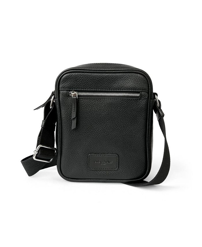 Club Rochelier Unisex Leather Top Zipper Crossbody Bag - Macy's